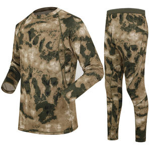 Ensemble de <span class=keywords><strong>sous</strong></span>-vêtements thermiques en polaire pour homme, camouflage, respirant et chaud, idéal pour la chasse, l'<span class=keywords><strong>alpinisme</strong></span> et les activités de plein air - Product Image 6