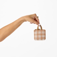 Aloha Classic Grid Mini Tote Tyvek Porte-monnaie Porte-clés Dupont Papier Petit sac à monnaie avec porte-clés