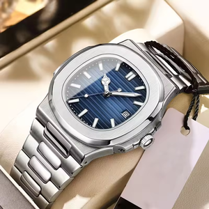 SKMEI Men's Hollow 3D Relief <b>Diamond</b> Scale Gold Stainless Steel Mechanical <b>Watch</b> Waterproof Wristwatch with Noble Style - Product Image 2