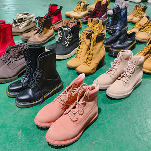 Botas Martin para Mujer, Calzado de Montañismo de Segunda Mano, Marca Internacional, Botas de Senderismo de Cuero Usadas, Talla 38 - Product Image 3