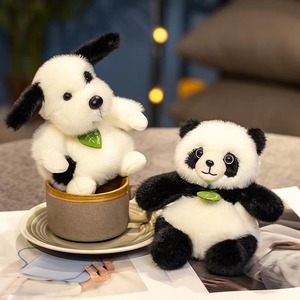 Nhỏ đồ chơi sang trọng cho Claw máy đã sẵn sàng để tàu Fluffy Thú nhồi bông mèo đen Kawaii gấu trúc mềm búp bê chất lượng cao cấp plushie - Product Image 3