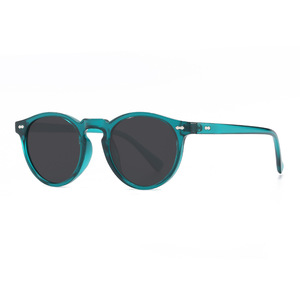 Retro Round <b>Sunglasses</b> Full Rim Tortoise Shell Frame UV400 Protection Unisex Adult Casual Style - Product Image 5