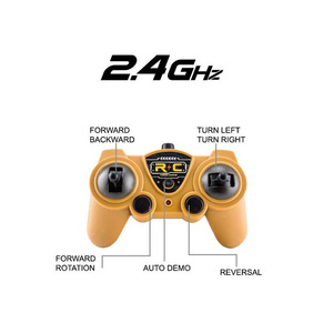 Camion Ribaltabile RC per Bambini 1/24 con Luci, Veicolo Giocattolo Telecomandato 2.4G, Camion Giocattolo da Ingegnere - Product Image 6