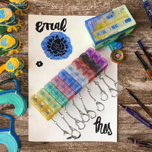 2/3/4キーメカニカルキーボードスイッチキーチェーンLEDライト付きアクリルキーキャップテスタースイッチストレスキーボードを和らげる - Product Image 3