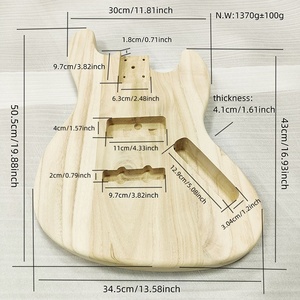 Cuerpo <span class=keywords><strong>de</strong></span> Bajo Eléctrico JB para Modificación DIY, Accesorio <span class=keywords><strong>de</strong></span> Instrumento, Piezas <span class=keywords><strong>de</strong></span> Repuesto <span class=keywords><strong>de</strong></span> Alta Calidad con Patrón <span class=keywords><strong>de</strong></span> Pintura para Bajo - Product Image 2