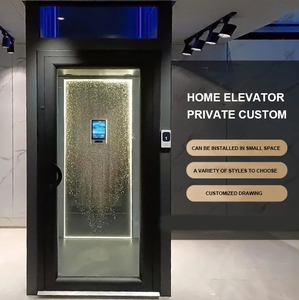 Elevador de pasajeros contemporáneo moderno para el hogar Accionamiento hidráulico Elevador pequeño de alta estabilidad Seguro Villas Hoteles al aire libre - Product Image 4