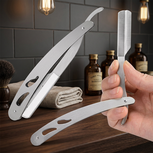 Kit de rasoir manuel en métal, lames triples jetables et remplaçables, outil de rasage du visage pour hommes, outil de toilettage personnel non électrique LINX - Product Image 3