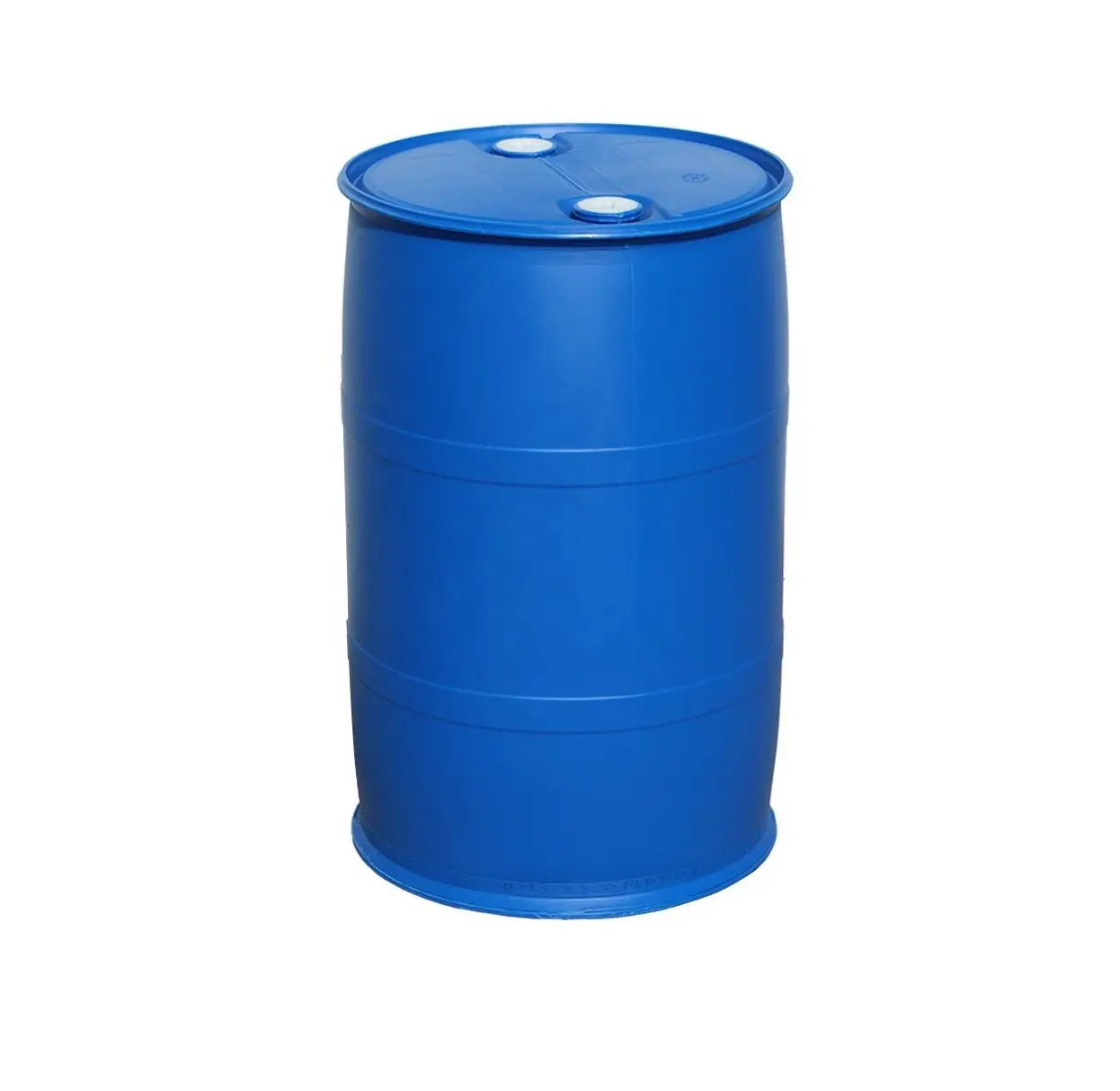 طبل بلاستيكي كيميائي بسعر المصنع للطعام بمقبض وعلب دلو زرقاء ، طبل بلاستيكي 200 لتر