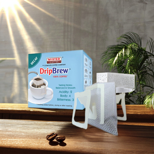DripBrew Decaf Premium Blended Mellow Malaysian Iced Coffee Drinks Pack 5 Sachets 18-Month Shelf Life Room Temperature Storage - Product Image 2