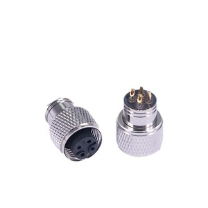 M12 Không Thấm Nước 4/5/8/17 Lõi A/D Nam Nữ Hàng Không Cắm Đồng 4/6/5 <span class=keywords><strong>Pin</strong></span> PCB D-Sub Thông Tư Nối Hirose Conector - Product Image 1
