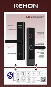 Smart <b>Lock</b> K3 Digital <b>Lock</b> With Memory Card Fingerprint Unlock Tuya App Tuya App Control Securely Manage Your <b>Lock</b> <b>Remotely</b>. Fin - Product Image 3