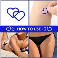 Autocollants de bronzage sans soleil personnalisés pour le corps, imperméables, bronzage sans soleil, autocollants perforés amovibles pour lit