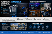 Ensemble Cadeau Casque Gaming et Coque de Projecteur Rétro OEM |   Coffret Cadeau d'Entreprise et Promotionnel Premium