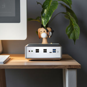 Мини-ПК EGLOBAL Fan на борту Intel Core I5-10210u четырехъядерный HDMI1.4 + DP с двойным дисплеем 2xDDR4 15 Вт Win10 OS Mini PC - Product Image 1