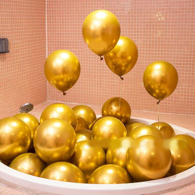 Wholesale Metal Chrome Color Latex Balloons 18 Inch 3.6 Grams Wedding Party Decoration Balloons