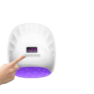 Lampe à ongles UV LED sans fil professionnelle 78W, 128 diamants et 39 LED, nouveaux appareils à ongles rechargeables - Product Image 1