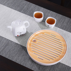 Kung Fu <b>Tea</b> <b>Tray</b> Melamine Square Water Filter Dry Brewing Mini <b>Tea</b> Table Afternoon <b>Tea</b> Use - Product Image 3