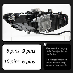 Faro Delantero LED Completo para BMW Serie 4 F32 F33 F36 2014-2020, Conjunto <span class=keywords><strong>de</strong></span> Lámpara Frontal con Señal <span class=keywords><strong>de</strong></span> Giro Secuencial y Ojos <span class=keywords><strong>de</strong></span> Ángel Dinámicos - Product Image 5
