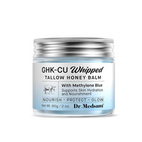 Bálsamo de Miel con Péptidos de Cobre GHK-Cu, Crema Facial Hidratante con Control de Grasa e Iluminación para Todo Tipo de Piel