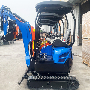 Günstige beste Qualität 1,8 Tonnen Excav Mini Crawler Baumaschinen Bagger Ketten rollen Preis - Product Image 2