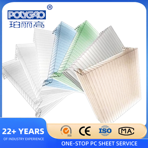 Danpalon Polycarbonate multiwall U khóa bảng rỗng Bảng 40mm Màu sắc và kích thước có thể được tùy chỉnh - Product Image 5