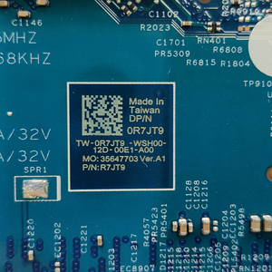 Placa base original nueva para Dell Precision 3560 T500 0R7JT9 South Peak 15 TGL MB 8L 19819 - Product Image 3