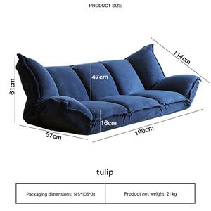 Canapé-<span class=keywords><strong>lit</strong></span> pliable Kino Sherpa 3 <span class=keywords><strong>places</strong></span>, design pratique pour s'asseoir et dormir à la maison, facile à ranger, utilisation domestique, canapé-<span class=keywords><strong>lit</strong></span> 3 en 1 - Product Image 5