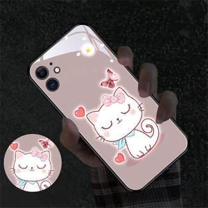 <span class=keywords><strong>Coque</strong></span> arrière en verre trempé avec motif de fleurs de marguerite violettes pour <span class=keywords><strong>iPhone</strong></span> 12 Mini 11 Pro 7 7 8 Plus X XS Max SE - Product Image 5