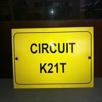 Plaque métallique d'avertissement personnalisée en aluminium, panneau de signalisation routière, plaque métallique réfléchissante, avertissement de sécurité, interdiction d'entrer