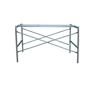 Fábrica de acero moderno móvil <span class=keywords><strong>Walk</strong></span>-through H Frame Q235 galvanizado de alta resistencia resistente a la corrosión tablón de andamio 1 año - Product Image 2