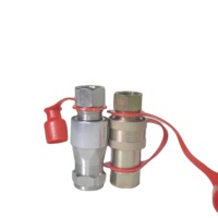 Set Coupler cepat hidrolik M22 * 1.5, dengan tutup debu penjualan laris Coupler cepat putus untuk mesin sistem hidrolik