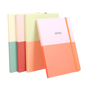 Funda de cuero para cuaderno de tapa dura A7, regalo <span class=keywords><strong>sencillo</strong></span> para estudiantes de oficina, para planificación de diario de negocios, nueva funda de papel - Product Image 1