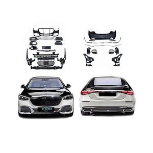 <span class=keywords><strong>2021</strong></span> + W223 <span class=keywords><strong>Classe</strong></span> S Mise à niveau S680 Pare-chocs avant et arrière Grille avant Diffuseur arrière Kit de carrosserie pour <span class=keywords><strong>Mercedes</strong></span>-Benz. - Product Image 2