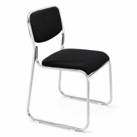 Vente directe d'usine, chaise de bureau ergonomique avec structure métallique, empilable, pour conférences et formations