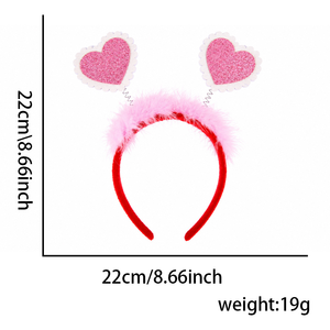 Diadema Divertida con Labios Besando para Fiestas <span class=keywords><strong>de</strong></span> San Valentín, Despedidas <span class=keywords><strong>de</strong></span> Soltera, Cabinas <span class=keywords><strong>de</strong></span> Fotos, Juegos Festivos y Recuerdos Novedosos - Product Image 4