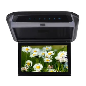 10 Inch Car Android 8.1 System 2+16G Roof Mount Flip Down Ceiling Monitor with Logo Mirror Link