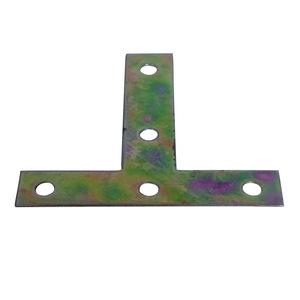 Support en T en fer avec revêtement coloré, durable pour la connexion des étagères - Product Image 1