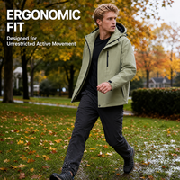 Veste coupe-vent à capuche pour homme, en polyester léger, sportive, pour la course à pied, la salle de sport et les tenues décontractées quotidiennes