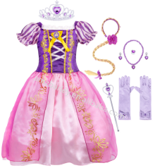 Disfraz de Elsa, Anna, Aurora, <span class=keywords><strong>Merlina</strong></span>, Sofía, Bella, Rapunzel, Jasmine, Halloween, Carnaval - Product Image 4