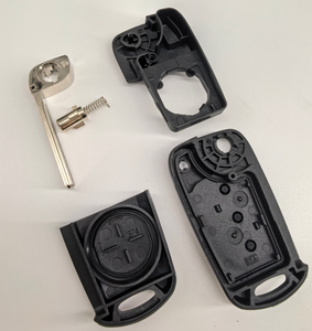 Coque de clé de voiture noire ABS à 3 boutons pour I20 I30 IX35 I35 Accent Kia <span class=keywords><strong>K2</strong></span> K5 3 Picanto Ceed Cerato Sportage - Product Image 4