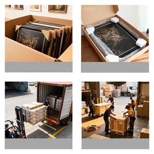 Lüks Modern sanat hayvan boyama dekoratif Modern baskı tablo çerçeveli el zanaat asılı dekorlar - Product Image 6