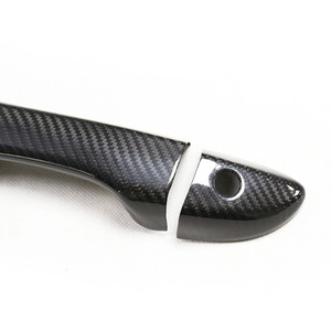 Poignée de porte en fibre de carbone sèche, applicable à l'international, avec finition de surface transparente et lisse, modèle TTH-LXTO - Product Image 3