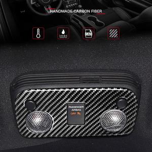 Autocollant Carmon pour Ford <span class=keywords><strong>Mustang</strong></span> GT, couvercle de lampe de lecture en Fiber de carbone, pour modèles 2015, 2016, 2017, 2018, <span class=keywords><strong>2019</strong></span> - Product Image 6