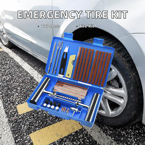 Kit de réparation de pneus, outil manuel pour voiture et <span class=keywords><strong>moto</strong></span>, patch sans chambre à air facile à utiliser, bouchon de réparation Btgj-001, garantie 12 mois - Product Image 2