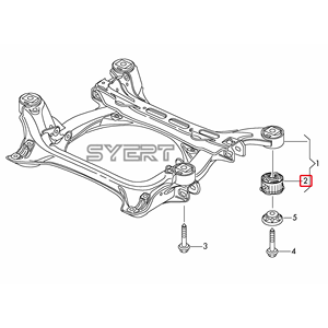 Fabriek Voorraad Controle Arm Bus & Achteras Bus 7l0499035 7l0599035c 95534113301 Voor Audi Q7 Porsche Cayenne Vw Touareg - Product Image 2
