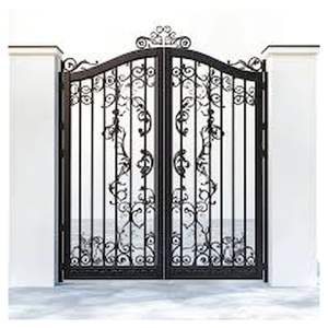 Porte en fer forgé de qualité supérieure, porte d'<span class=keywords><strong>entrée</strong></span> principale de villa antique, porte artisanale sur mesure, porte haut de gamme - Product Image 4