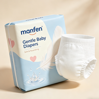 OEM Babywindeln aus Vliesstoff, weich, atmungsaktiv, saugfähig, 3D-Auslaufschutz, langlebig, sicher, hautfreundlich, mit individuellem Logo