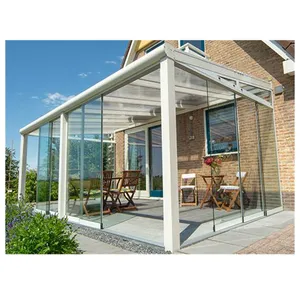 Conservatory Luxury Conservatory Laminated Glass Prefab House Sunroom Garden Veranda Villa Living Aluminum Glass Sunroom