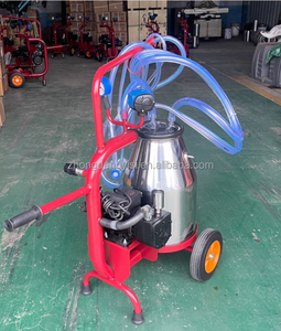 เครื่องรีดนมวัวแกะอูฐขนาด 25L/30L/40L แบบสั่นสะเทือน สำหรับใช้ในครัวเรือน แบบเคลื่อนย้ายได้ ถังเดี่ยว พร้อมปลั๊กไฟ - Product Image 3