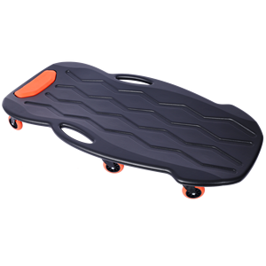 พลาสติก HDPE แบบ Ergonomic พร้อมถาดใส่เครื่องมือคู่และล้อสีส้มสำหรับซ่อมยานยนต์ D0100H590UP พลาสติกพร้อมกระเป๋า ขนาด 42 นิ้ว - Product Image 5
